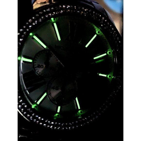 Michael Kors Women's Watch MK7429 Quartz Chronograph Silver Stainless Steel 42mm - Picture 8 of 15